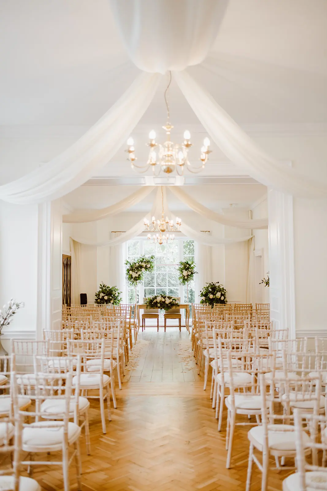 Pelham House wedding ceremony space