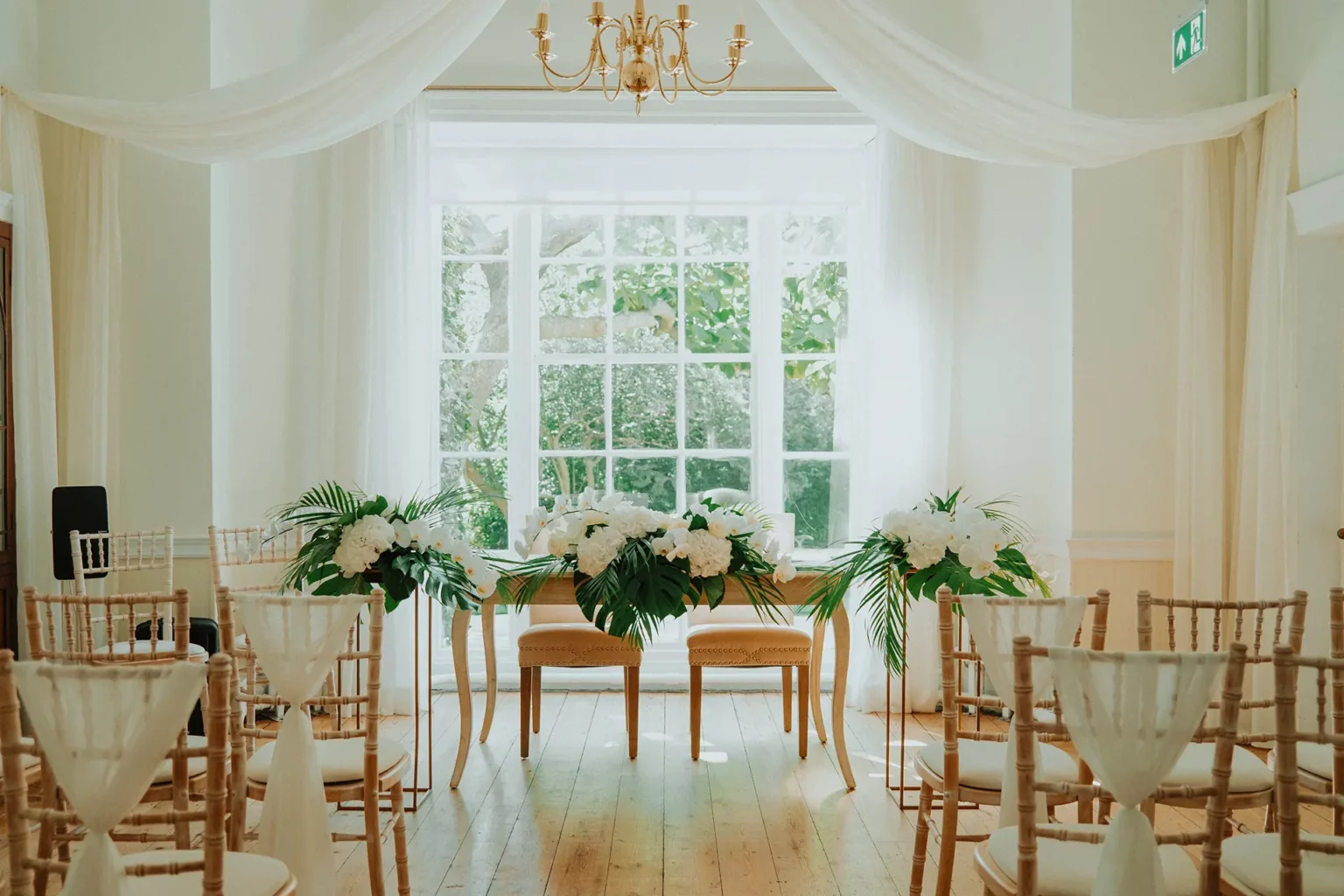 Pelham House Goring room wedding ceremony details